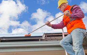 Broad Street soft wash roof cleaning